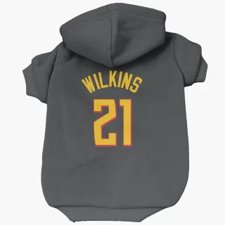 Atlanta Hawks Dominique Wilkins Yellow   Black Dog & Cat Pet Hoodie