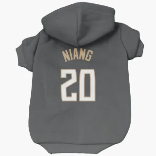 Atlanta Hawks Georges Niang Black  Dog & Cat Pet Hoodie